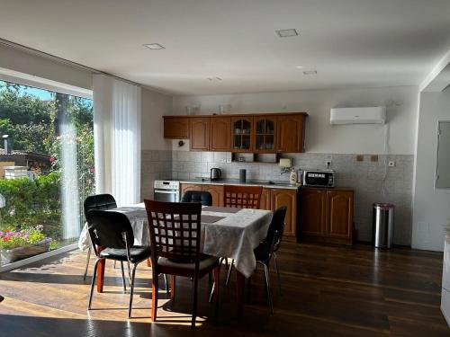 Kuchyň nebo kuchyňský kout v ubytování Apartmán Hugo