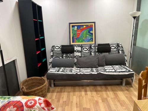 Ένα ή περισσότερα κρεβάτια σε δωμάτιο στο Apartamento en casa, si mascotas ,5 plazas