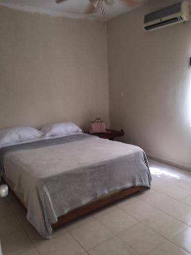 a bedroom with a large bed in a room at Town House, ideal para relajarse in Playa del Carmen