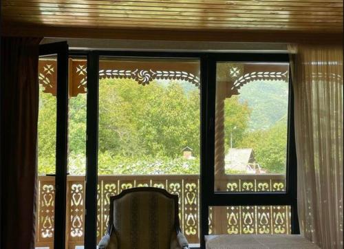 Balkón nebo terasa v ubytování Guesthouse Gota