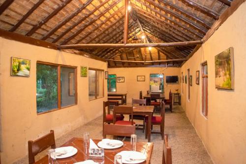 Restaurace v ubytování Earthome Pilibhit Tiger Reserve
