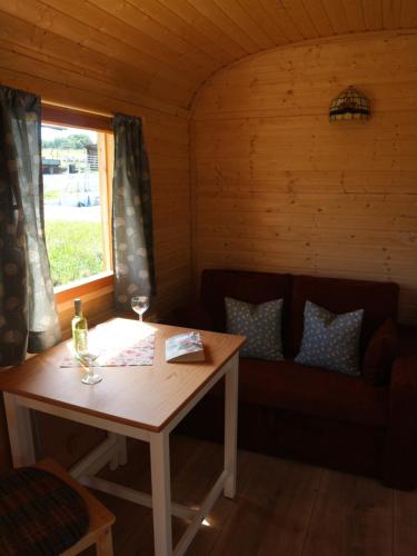 Posezení v ubytování Löwenzahn-Lodge