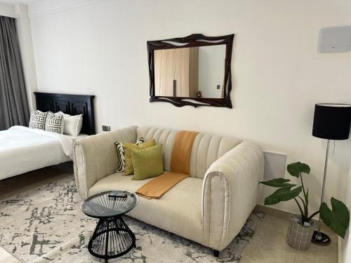 Posezení v ubytování Executive studio- Limuru Road Ruaka