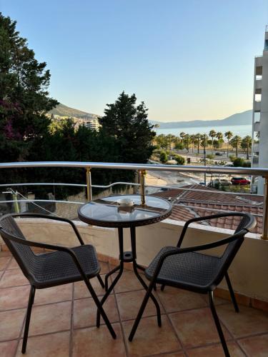 Balkón nebo terasa v ubytování Hotel Vlora 78