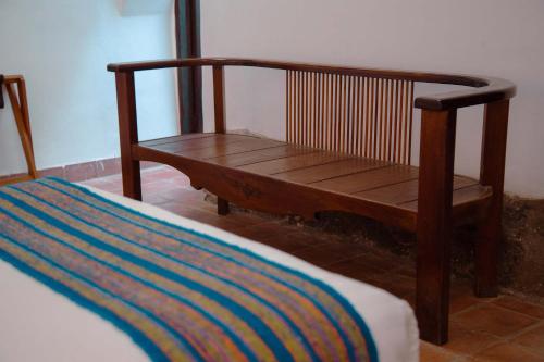 Una cama o camas en una habitación de Andean Wings Valley