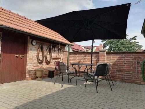 Patio nebo venkovní prostory v ubytování Chalupa U Staňků