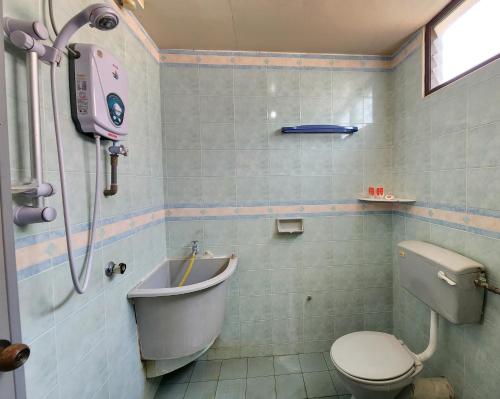 Koupelna v ubytování Hotel O Ban Cheong