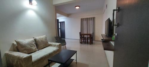 Posezení v ubytování Tranquil Serviced Apartments