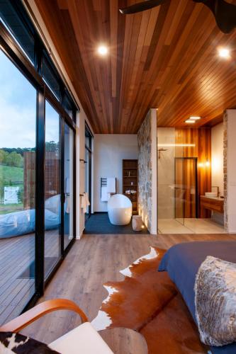 Posezení v ubytování Pavilions at Lenswood