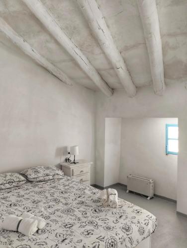 Ένα ή περισσότερα κρεβάτια σε δωμάτιο στο Casa Saucejo