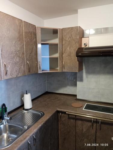Η κουζίνα ή μικρή κουζίνα στο Apartamenty CENTRUM Konin