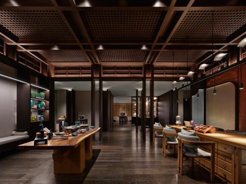 Restaurace v ubytování Banyan Tree Dongguan Songshan Lake