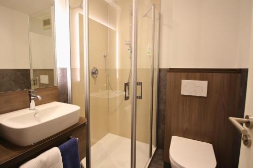 Koupelna v ubytování Hotel Graf Balduin