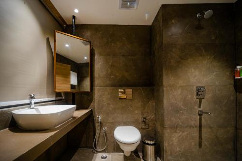 Koupelna v ubytování Hotel Palacio Regency