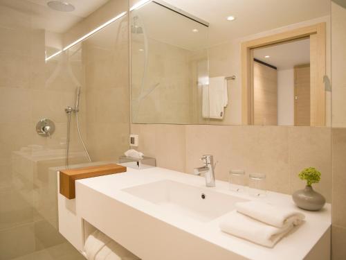 Kúpeľňa v ubytovaní Hotel Kompas
