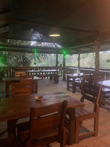Restaurace v ubytování Sky garden Lombok