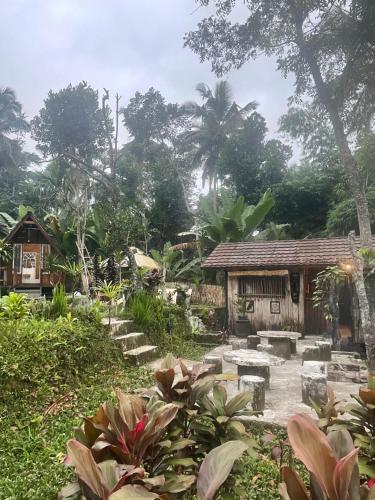 Zahrada ubytování Sky garden Lombok