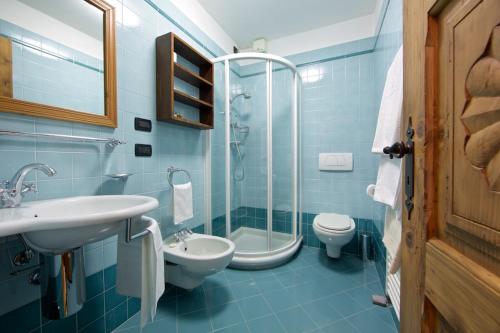 Phòng tắm tại Hotel Bouton d'Or - Courmayeur