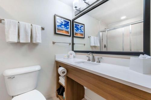 Koupelna v ubytování Comfort Inn