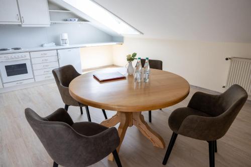 Kuchyň nebo kuchyňský kout v ubytování Hotel Sonnenhof