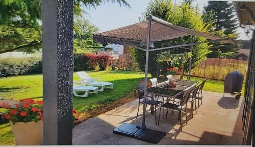 Zahrada ubytování L'Orée des Champs