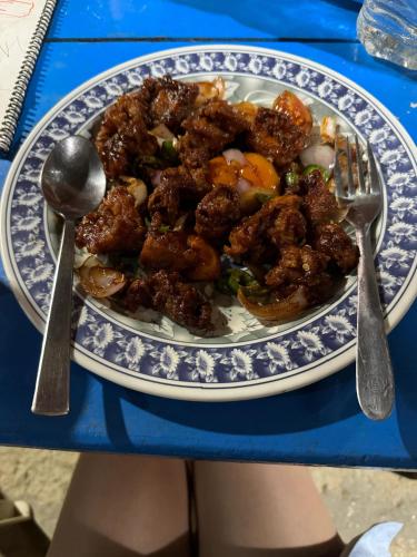 Comida en o cerca de este hostal o pensión