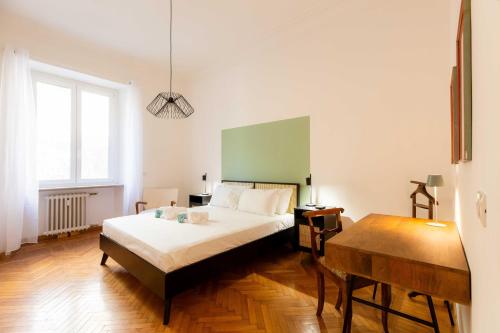 Postel nebo postele na pokoji v ubytování Trieste Guesthouse - ZENO 48