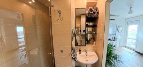 Bilik mandi di Vista Suites 1-2