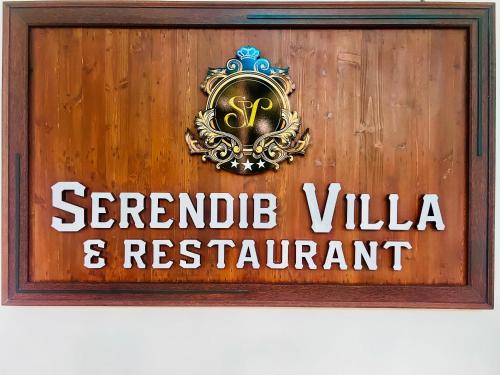Certificato, attestato, insegna o altro documento esposto da Serendib villa