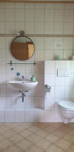 Bilik mandi di Bioweingut Brohl