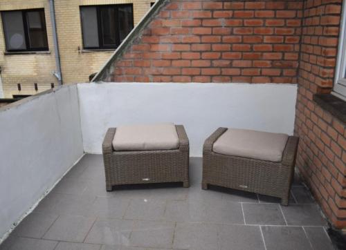 Χώρος καθιστικού στο Appartement Westhinder te Middelkerke