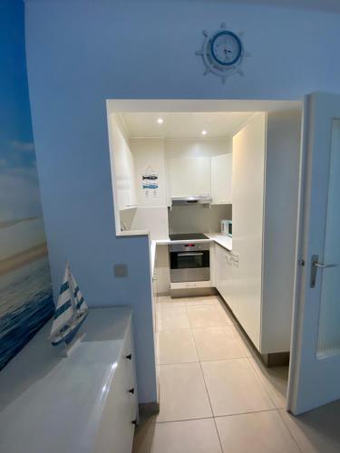 Η κουζίνα ή μικρή κουζίνα στο Appartement Westhinder te Middelkerke