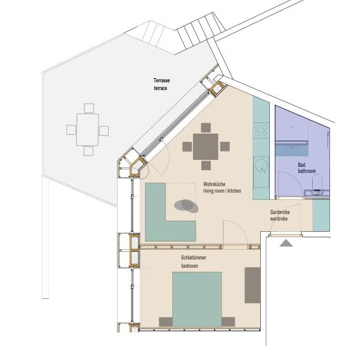 Κάτοψη του Walsergrat Appartements