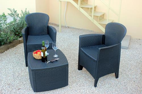 Χώρος καθιστικού στο Domu Kokoro