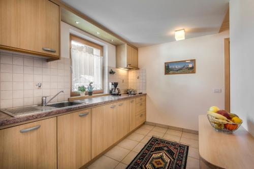 Η κουζίνα ή μικρή κουζίνα στο Residence Angelika