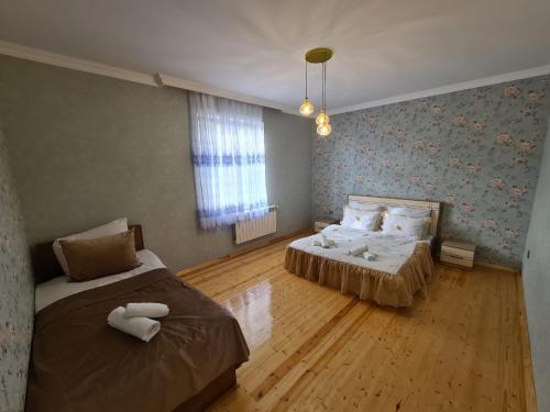 Postel nebo postele na pokoji v ubytování Shahrazad villa