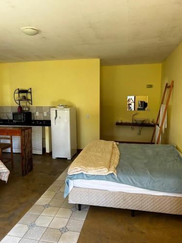 Postel nebo postele na pokoji v ubytování Vale das Quaresmeiras