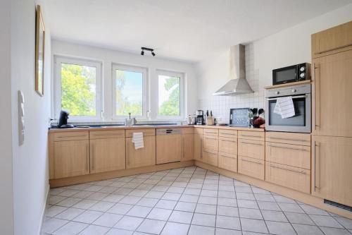 Dapur atau dapur kecil di Ferienwohnung 12 Monkeys