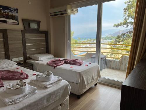 Selinus Beach Club Hotelにあるベッド
