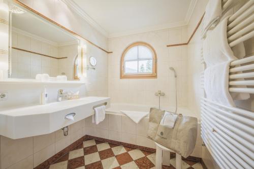Koupelna v ubytování Hotel Gaspingerhof