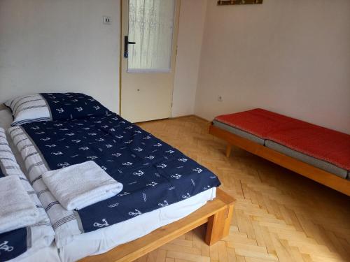 Postel nebo postele na pokoji v ubytování Apartmán Kyjov