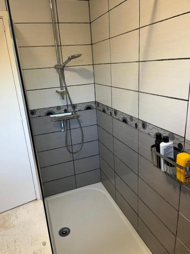 Koupelna v ubytování Chambres chez L’habitant