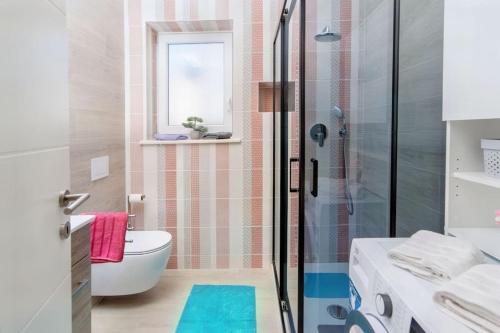 Koupelna v ubytování Villa Valeo