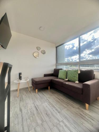 Χώρος καθιστικού στο Apartamento familiar y de descanso