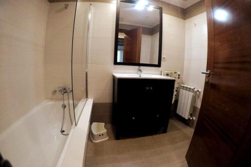 Ένα μπάνιο στο Apartamento Faisca