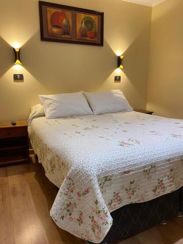 Hostal Gracielaにあるベッド