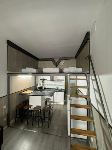 Nhà bếp/bếp nhỏ tại Aparsol Apartments