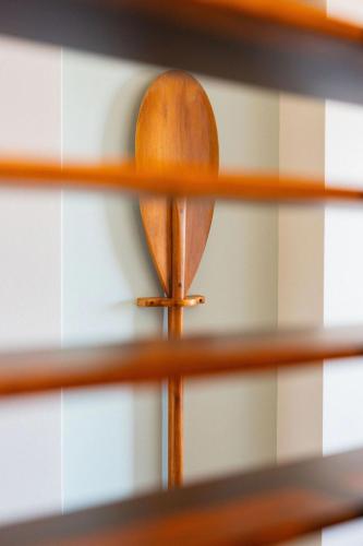 a wooden spoon sitting on top of a shelf at Royal Lahaina Resort & Bungalows in Lahaina