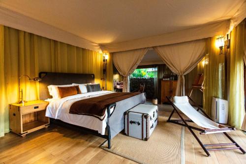 Voodi või voodid majutusasutuse Vinetree Honghegu Tented Resort toas