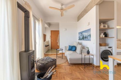 Acropolis Hillside Escape - Fireplace and Sea Views 2